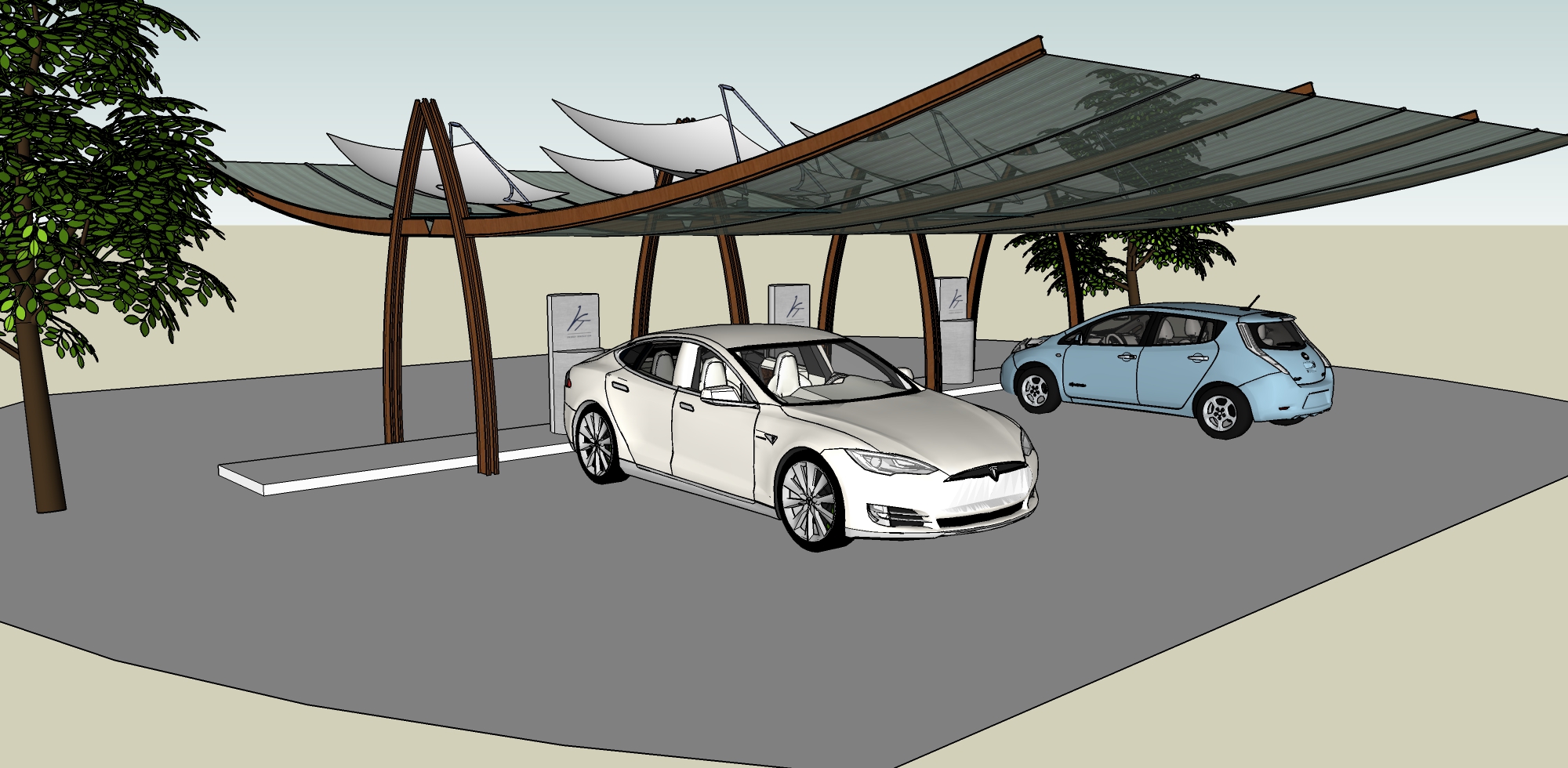 Charging station, in off-grid, micro-grid and V1G / V2G technology solution, anywhere.